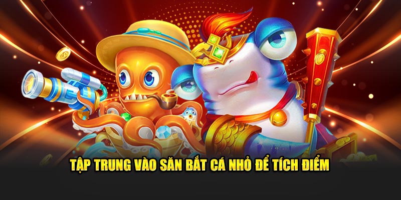 Tập trung vào săn bắt cá nhỏ để tích điểm từ cổng game 